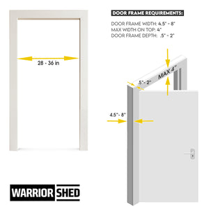 Warrior Shed™ Pull Up Bar